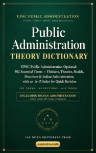 Image displaying Public Administration Thory Dictionary'.