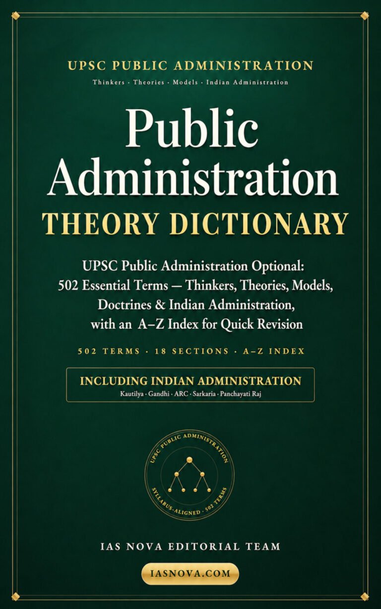 Image displaying Public Administration Thory Dictionary'.